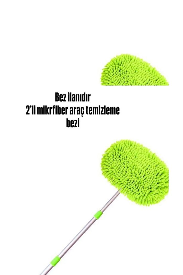 2li mikrofiber araç ve duvar temizleme bezi( bez ilanıdır) - 1