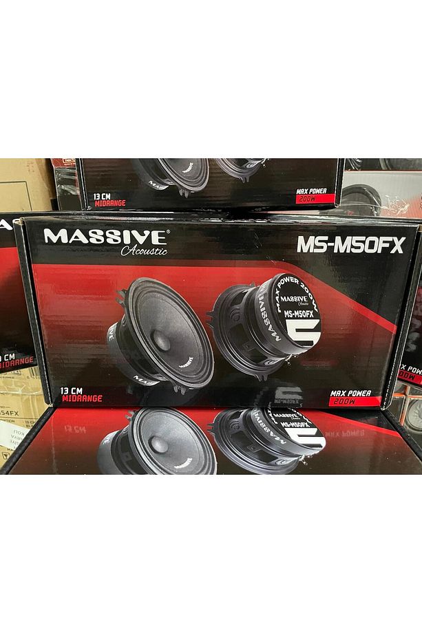 MS-M50FX 13 CM MİDRANGE 200 WATT MAXİMUM POWER ÇİFT FİYATIDIR 100 WATT RMS POWER - 3