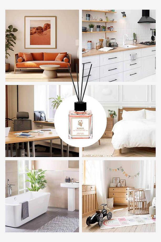 Mango Çubuklu Oda Kokusu Reed Diffuser 100ml - 6