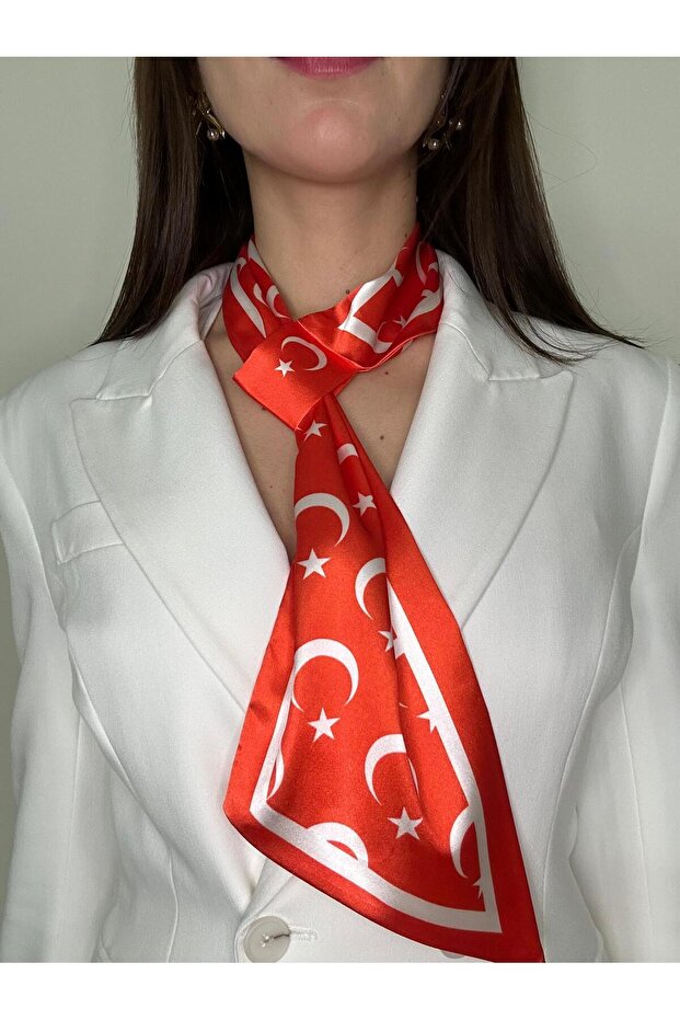 وشاح ربطة عنق بنمط العلم التركي - 1