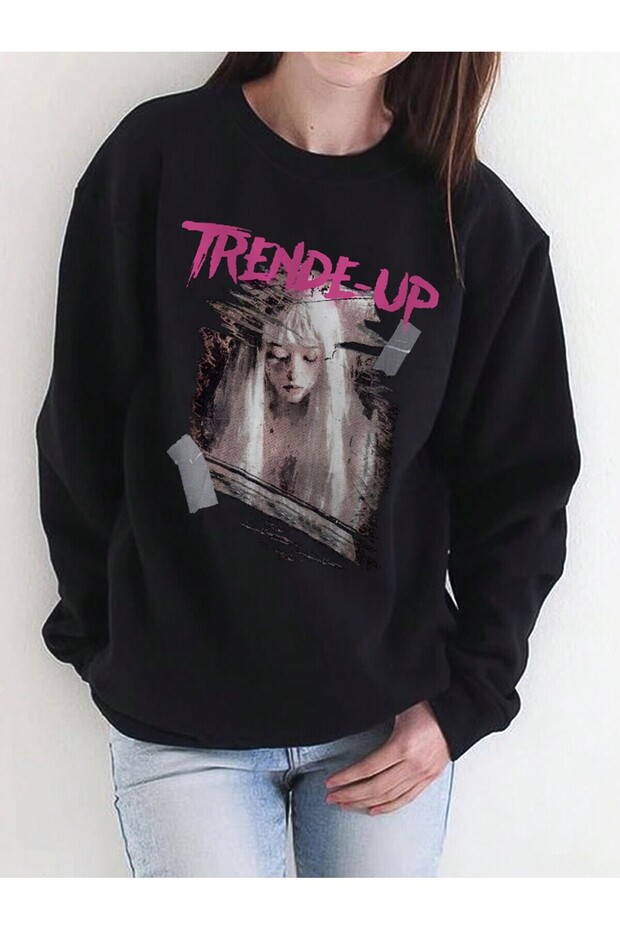 Women'S/Men's Unisex Stylish Comfortable Cotton Special Design Sweatshirt 734