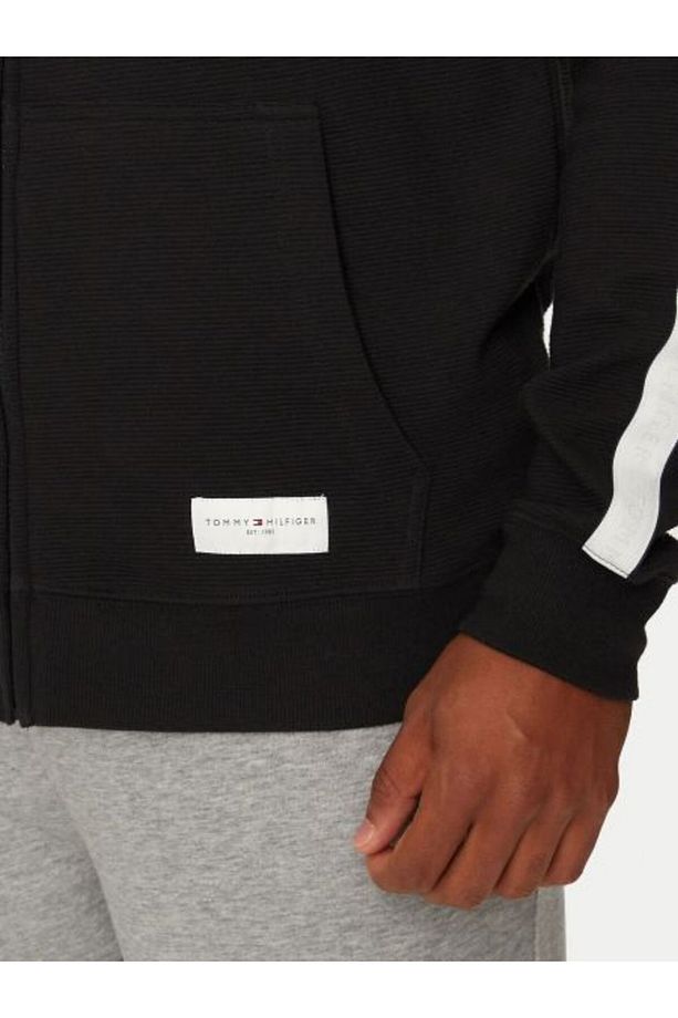 Erkek Marka Logolu Uzun Kollu Rahat Siyah Sweatshirt UM0UM03011-BDS - 5