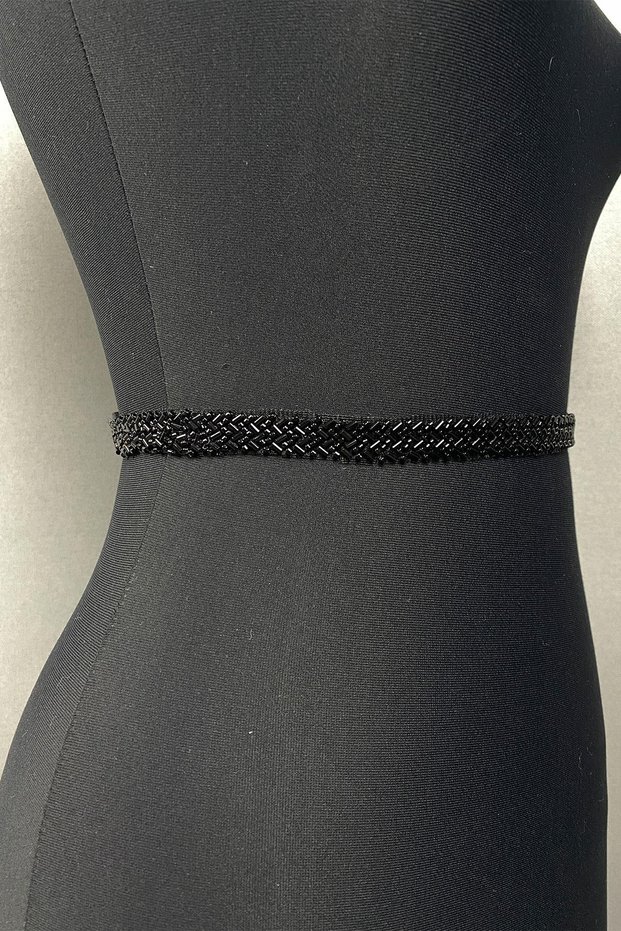 Cutout Beading Embroidered Elegant Dress Belt Waist Accessory