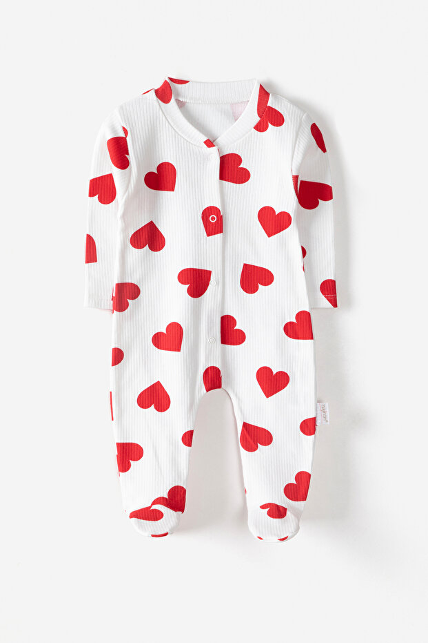 100% cotton baby girl romper/footie