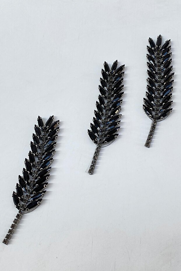 الشمعدان الحجري اللامع الملتصق بنمط أوراق الشجر - 1