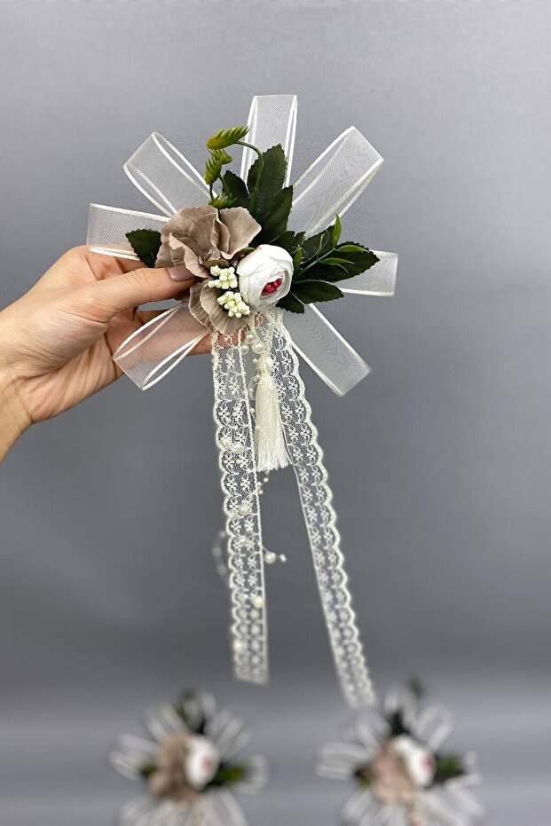 Bohça Bavul ve Konvoy Araba Süsü 1 Adet Vizon - 1