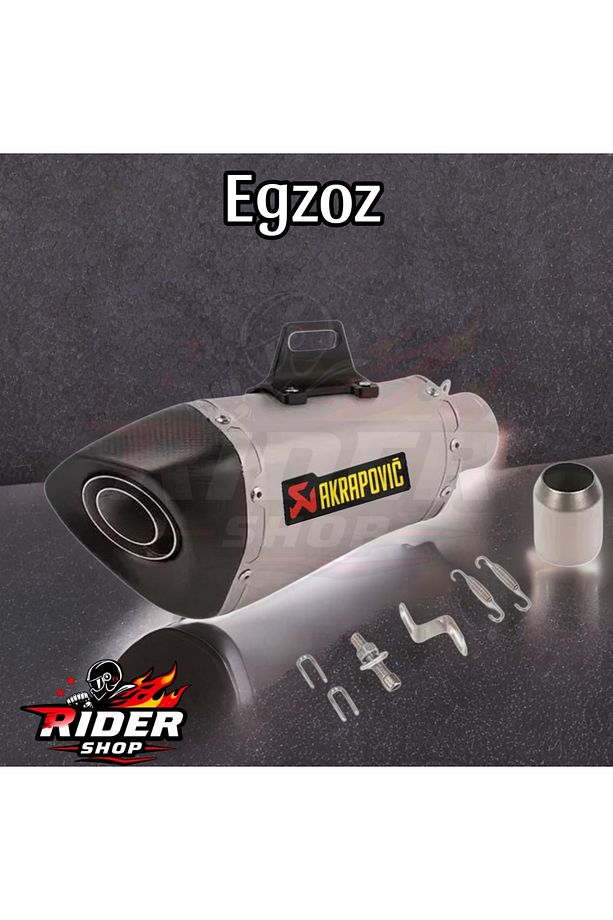 Motorsiklet Egzozu *Carbon Kapak* Apartları Mevcut - 1