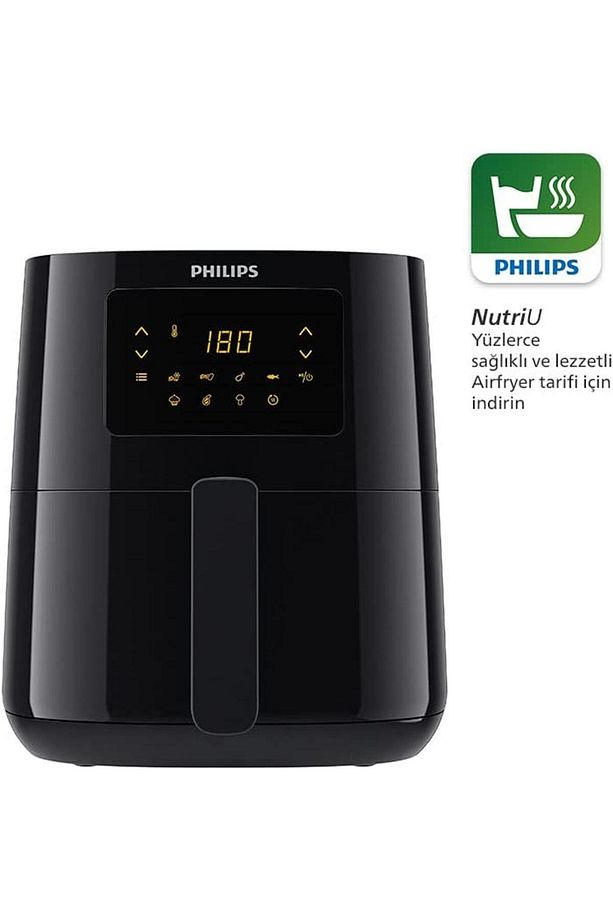 HD9252/90 Airfryer Yağsız Fritöz 13 ü 1 Arada 7 Ön Ayarlı PREMİUM Dokunmatik Siyah - 6