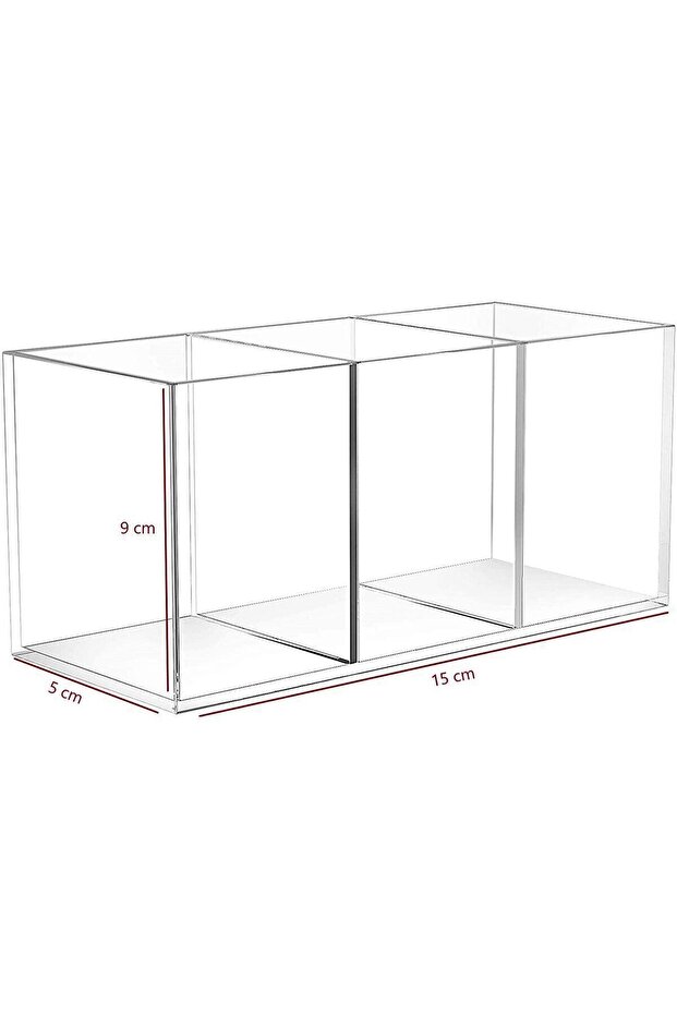 3 Compartment Plexi Organizer - 5
