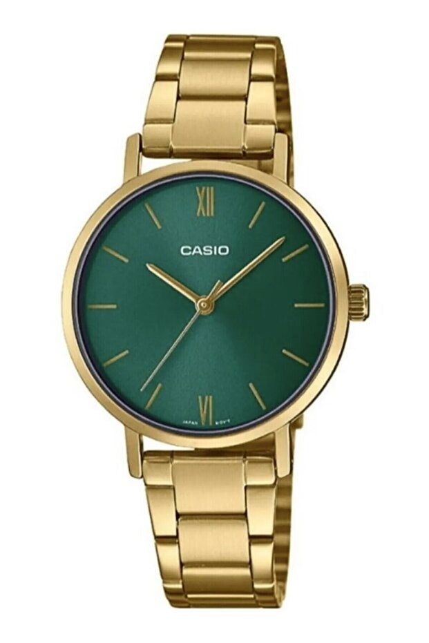 Gold Green Color Women's Wristwatch