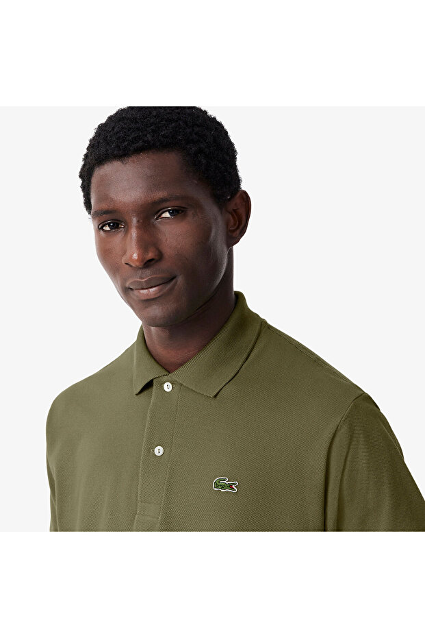 L.12.12 Erkek Classic Fit Haki Polo - 2