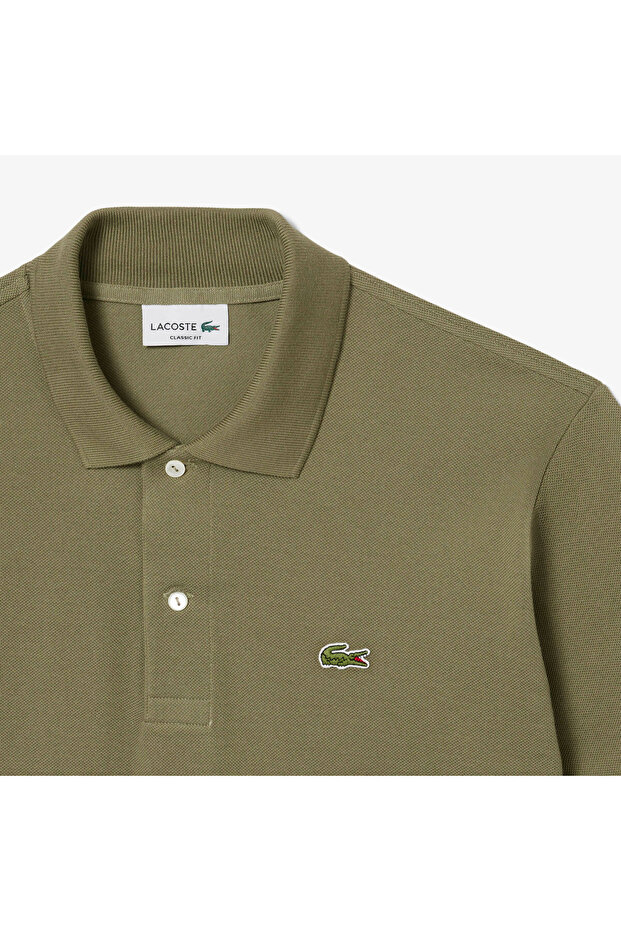 L.12.12 Erkek Classic Fit Haki Polo - 6