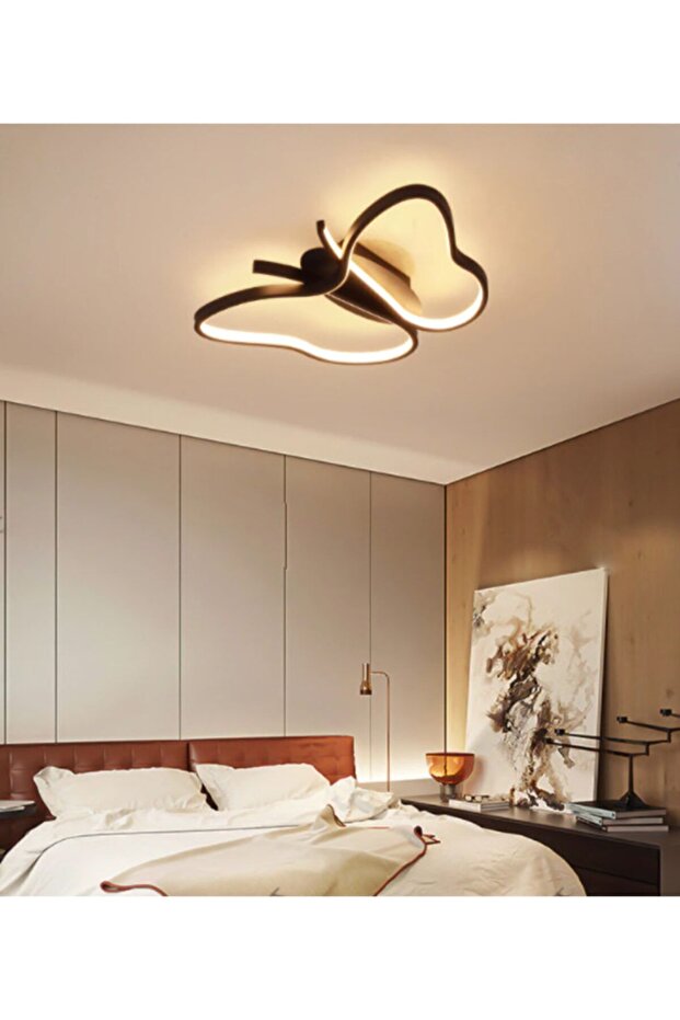 Frida Siyah Kelebek Ledli Avize - 1