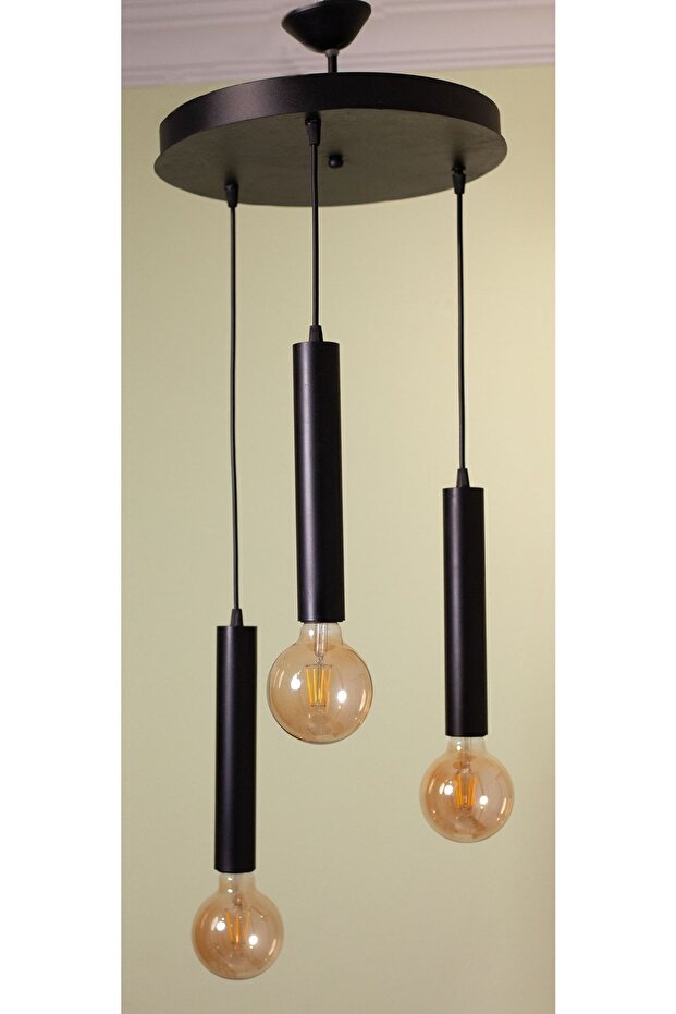 Derin 3lü Sarkıt Avize (AMPULSÜZ) - 3