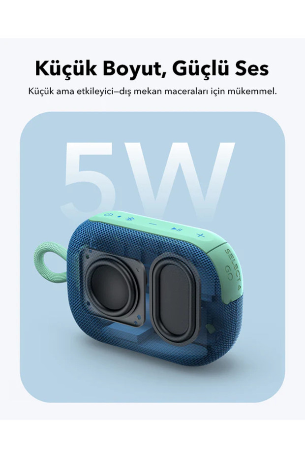 Soundcore Select 4 Go Bluetooth Hoparlör Mavi - 3