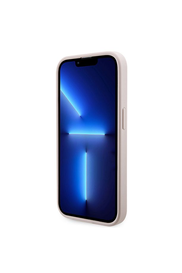 iPhone 15 Pro Kılıf Guess  Lisanslı Magsafe Şarj Özellikli 4G Şerit Tasarımlı Printed Kapak Pembe - 4