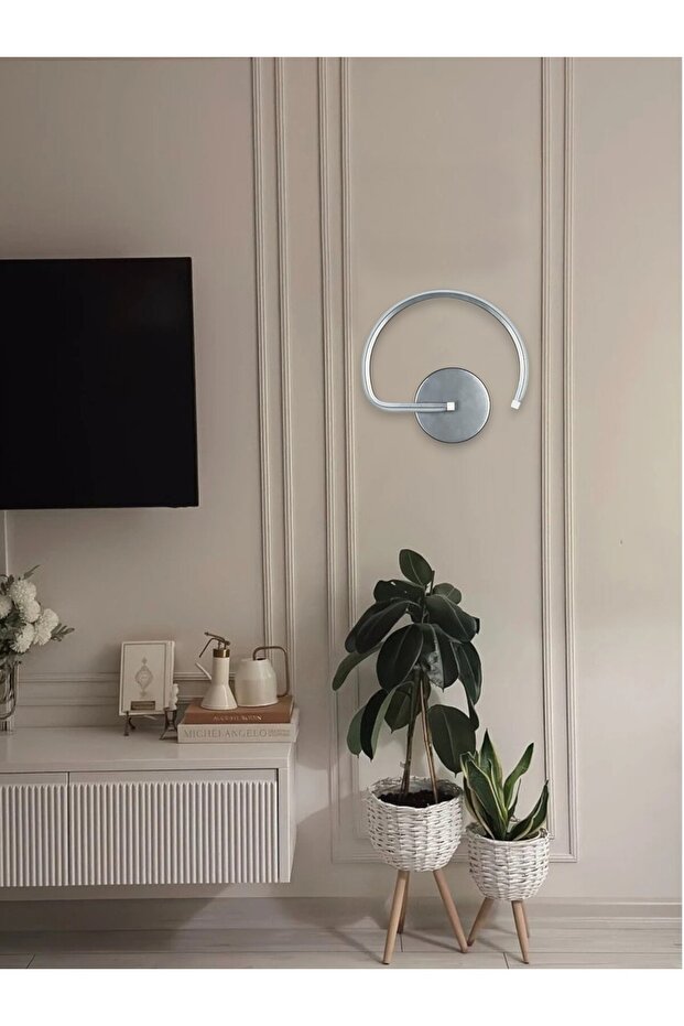 Gigi Wall Sconce Modern Design Gray Color - Daylight Led Bathroom - Kitchen - Living Room Led Wall Sconce