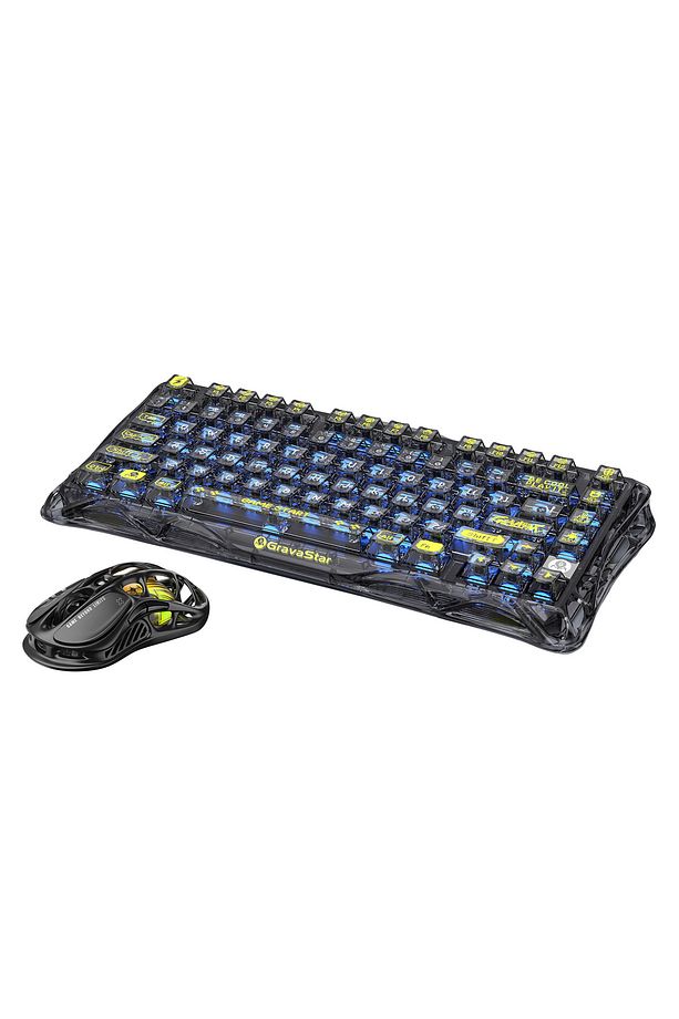 Mercury K1 Lite M2 Kablosuz Rgb Işıklı Mekanik Q Gaming Klavye Ve Optik Mouse Seti - 3