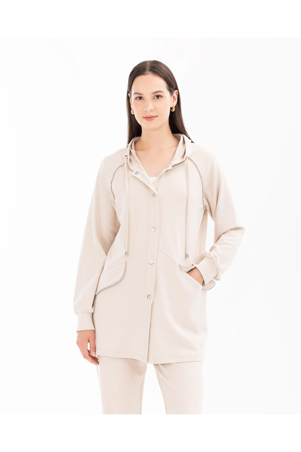 Reglan Kol Kapüşon Yaka Kap - 1