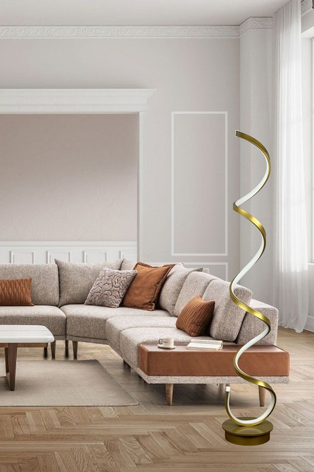 Lara Eskitme Renk Modern Tasarım 3 Renkli Led Salon - Yatak Odası Led Lambader - 1