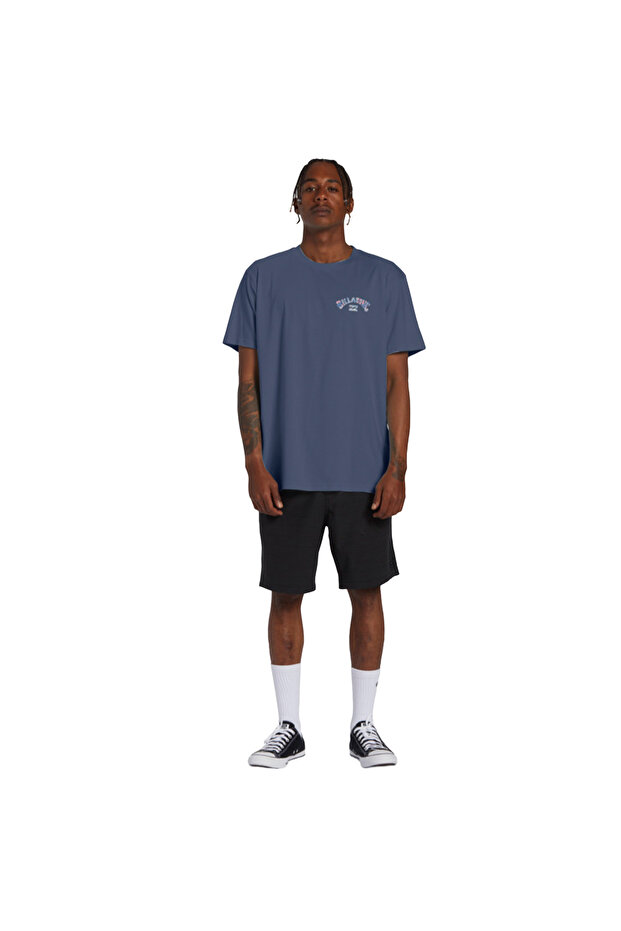 Arch Fill Tees Erkek Mavi Tişört ERKEK T-SHIRT ABYZT02256 - 4