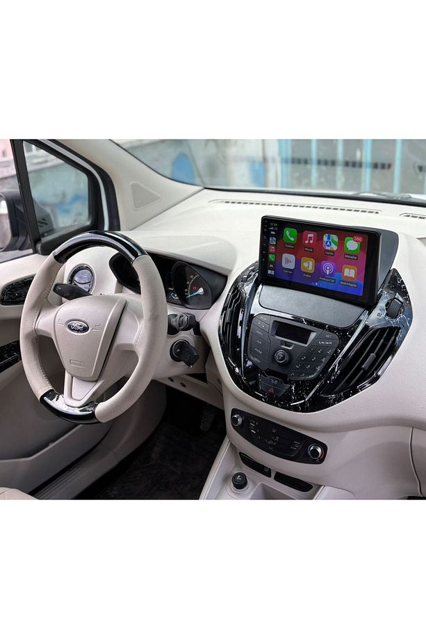 FORD COURİER 10.1" 2+32 ANDROİD APPLE CARPLAY ANDROİD AUTO MULTİMEDİA TEYP (TİTANYUMN PAKET) - 1