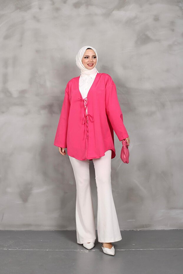 Tie Front Kimono Tunic