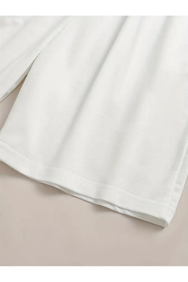 Unisex Beach Please Baskılı Renkli Basic Şort - 5