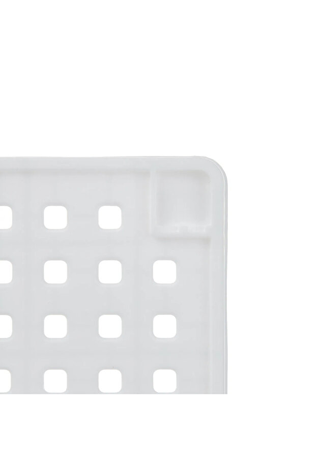 2 قطعة منظم داخل الخزانة رف مربع قابل للتكديس - 6