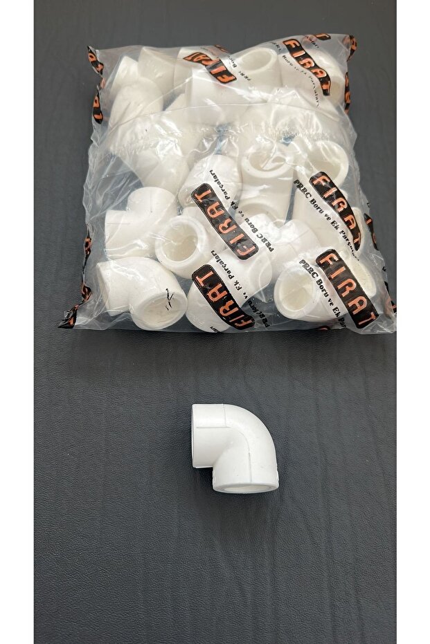 20 Mm Dirsek 50 Adet - Beyaz - 1