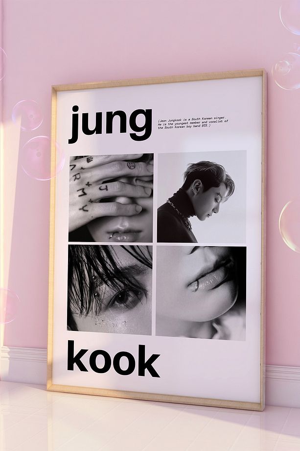 A3 Bts Posteri Bangtan Posteri Çerçevesiz Yoongi, Taehyung, Jungkook, Seokjin, Hoseok, Jimin, Poster - 1