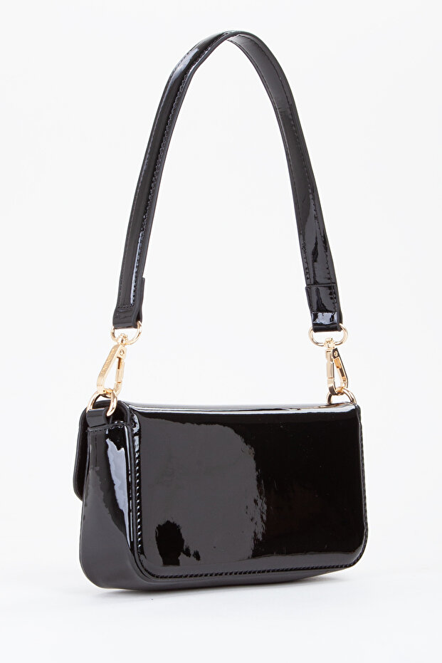 GERANIUM FLAP BAG NERO VBS8P809 - 2