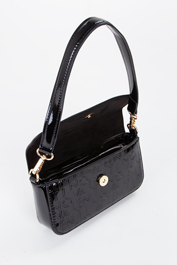 GERANIUM FLAP BAG NERO VBS8P809 - 3