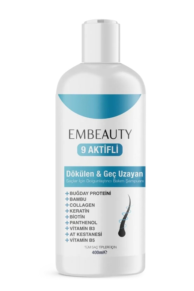 Kolajen Ve Keratin Saç Dökülmesine Karşı Hızlı Sac Uzatan Dolgunlaştırıcı Onarıcı Besleyici Şampuan - 8