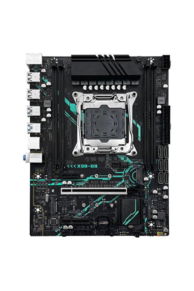 لوحات الأم MACHINIST X99 Motherboard LGA 2011-3 Xeon E5 2620 V3 CPU Processor Kit DDR4 16GB 2400MH - 4