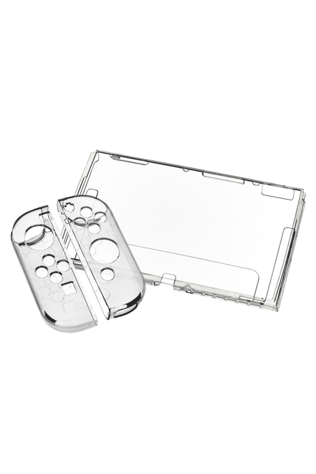 Clear Data FrogTPU soft transparent shell protective case clear frame protector case for switch oled - 1