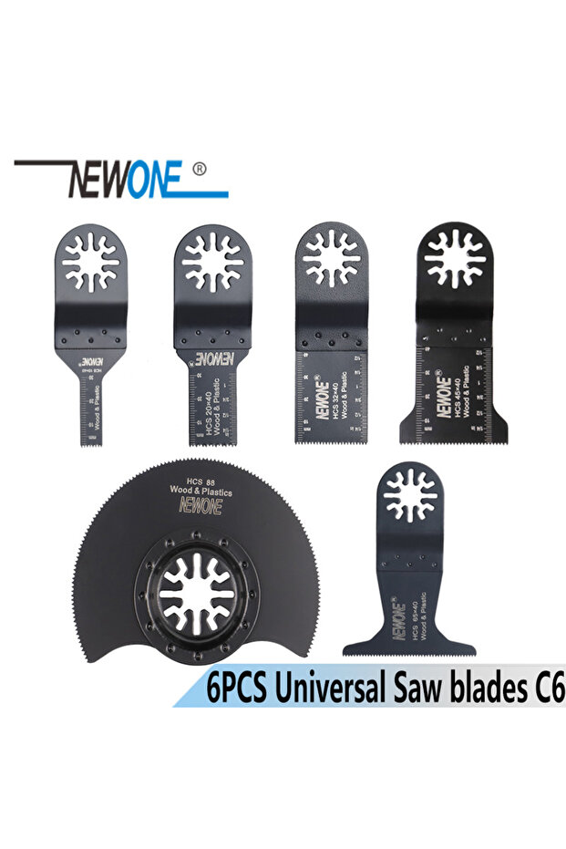 C6 NEWONE C66/C100 HCS/أداة تذبذبية يابانية/ثنائية المعدن شفرات منشار متعددة الوظائف للخشب