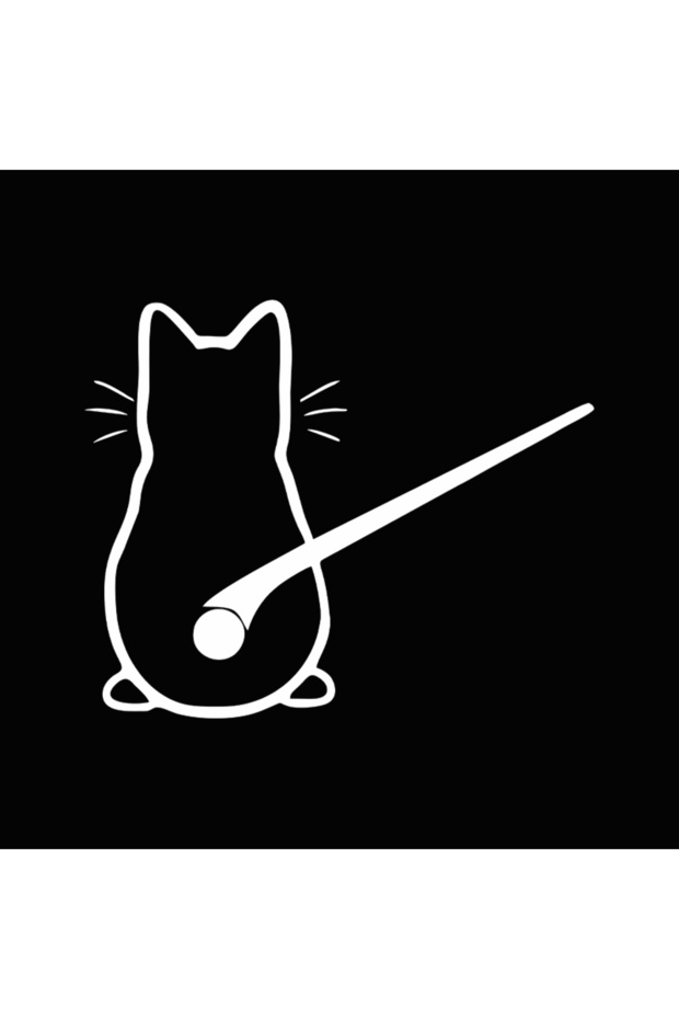 25.6x21CM G030 white Car interior stickers Art design Fun cat car stickers Window rear glass Car dec