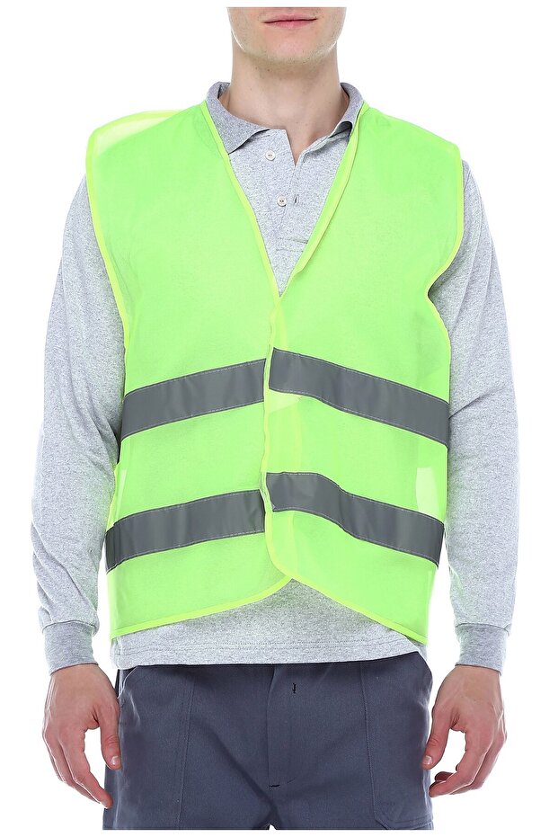 سترة تحذير خضراء - 1