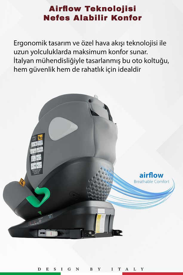 Tronfix 360 Derece Dönebilen 0-36 Kg Isofixli I-size Oto Koltuğu - 4