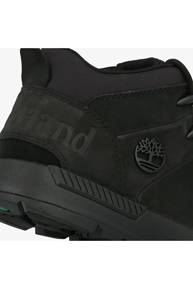 Mid Lace Up Erkek Siyah Bot - 4