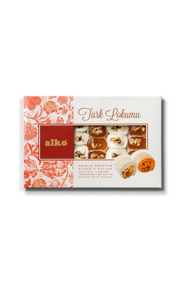 Mixed Turkish Delight with Walnut 400 Gr