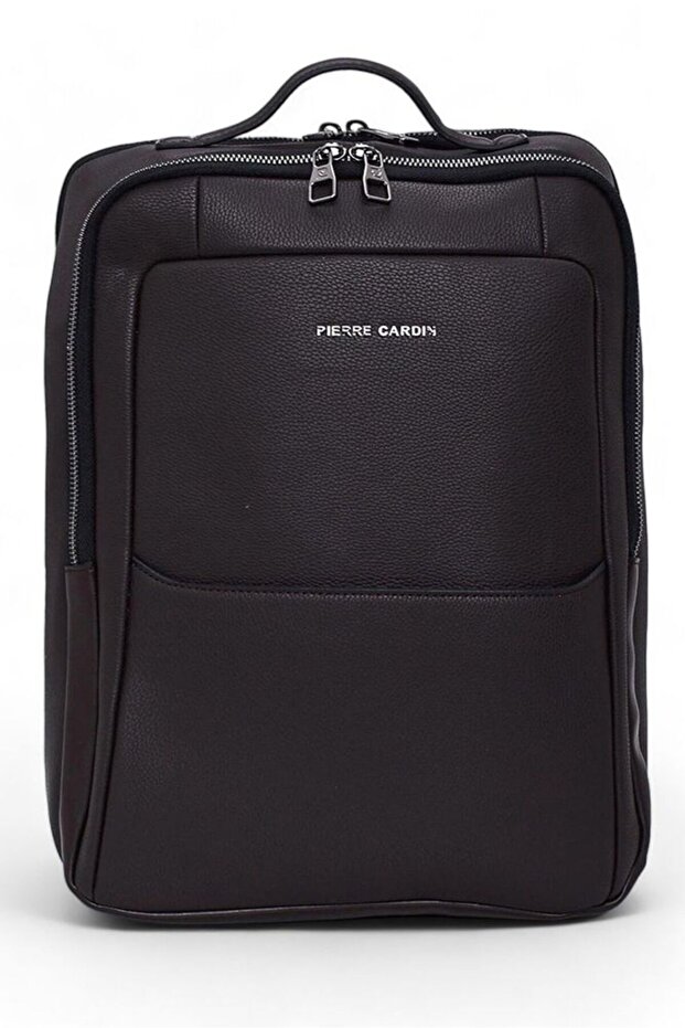 Logo Detailed Coffee-Rölax Men's Backpack 01Pc001199
