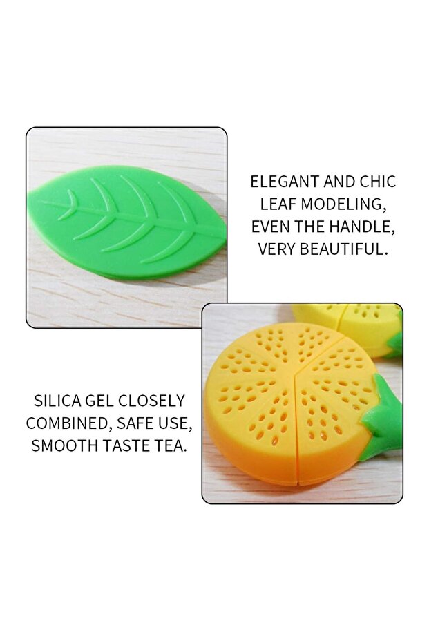 Lemon Figured Tea Infuser Strainer Silicone - Tea Strainer - 4