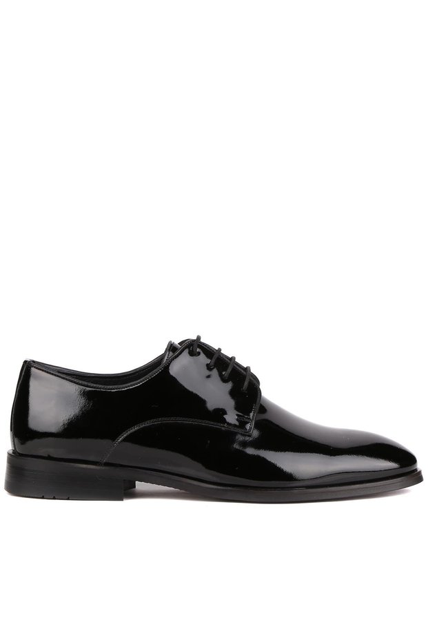 - Black Patent Leather Laced Men's Classic Shoes 250-2239