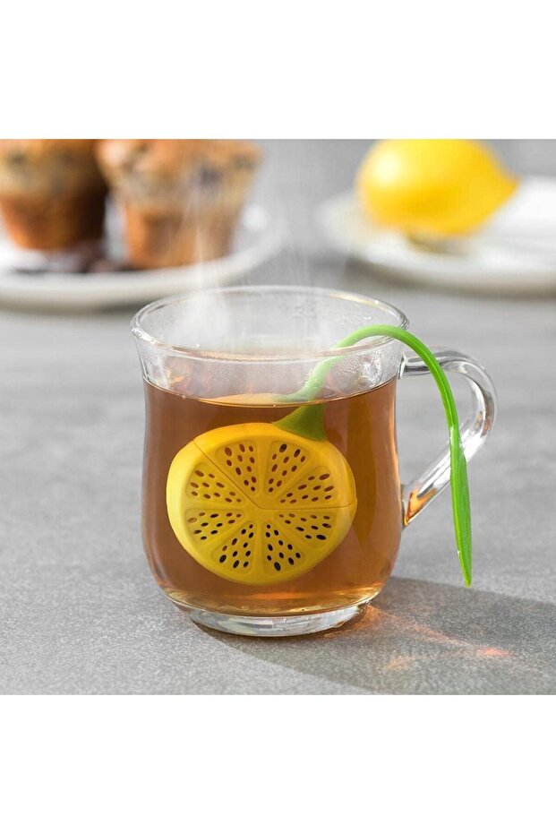 Lemon Figured Tea Infuser Strainer Silicone - Tea Strainer - 2