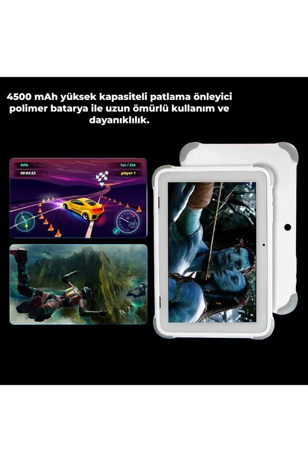 8 Inç Çift Sim Kartlı 4g Tablet,4500 Mah, Type-c Şarj, 5g Wi-fi, Android 9.0, 2 Gb Ram - 4