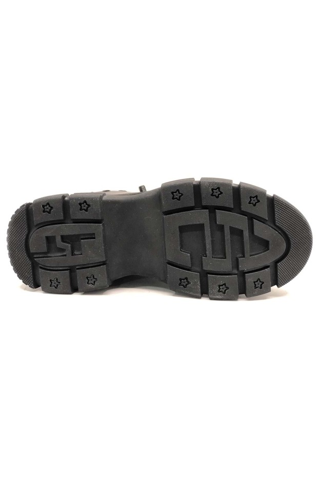 Fade Memory Kaucuk Kaymaz Taban Unisex Kadın Bot SİYAH - 5