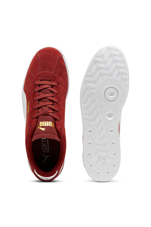 Club II-Intense Red-PUMA White-PUMA Gold - 3