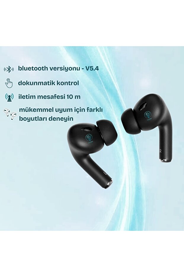 Bluetooth Kulaklık , Dokunmatik Ekranlı, ANC ENC Bluetooth 5,3 - 3